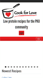 Mobile Screenshot of cookforlove.org